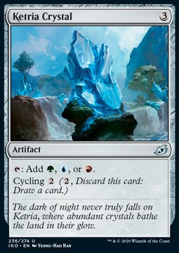 Ketria Crystal⁣ - Ikoria: Lair of Behemoths⁣ (Uncommon)⁣ [236]