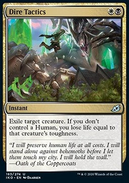 Dire Tactics⁣ - Ikoria: Lair of Behemoths⁣ (Uncommon)⁣ [183]