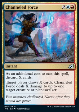 Channeled Force⁣ - Ikoria: Lair of Behemoths⁣ (Uncommon)⁣ [180]