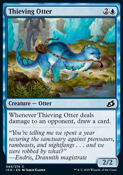 Thieving Otter⁣ - Ikoria: Lair of Behemoths⁣ (Common)⁣ [69]