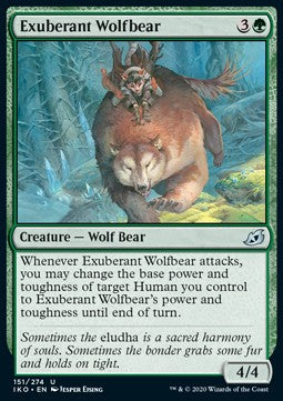 Exuberant Wolfbear⁣ - Ikoria: Lair of Behemoths⁣ (Uncommon)⁣ [151]