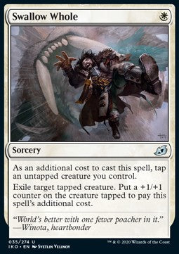 Swallow Whole⁣ - Ikoria: Lair of Behemoths⁣ (Uncommon)⁣ [35]