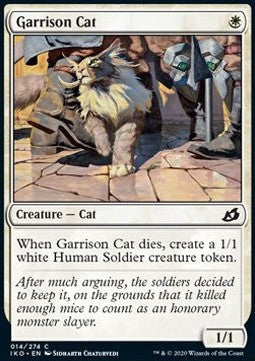 Garrison Cat⁣ - Ikoria: Lair of Behemoths⁣ (Common)⁣ [14]