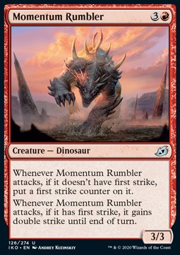 Momentum Rumbler⁣ - Ikoria: Lair of Behemoths⁣ (Uncommon)⁣ [126]