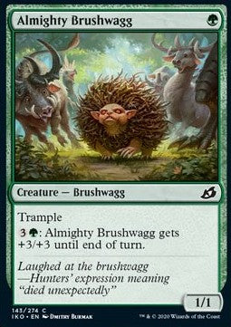 Almighty Brushwagg⁣ - Ikoria: Lair of Behemoths⁣ (Common)⁣ [143]