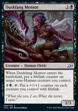Duskfang Mentor⁣ - Ikoria: Lair of Behemoths⁣ (Uncommon)⁣ [86]