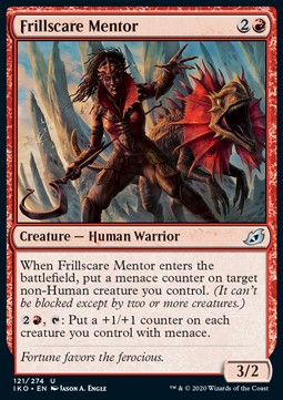 Frillscare Mentor⁣ - Ikoria: Lair of Behemoths⁣ (Uncommon)⁣ [121]