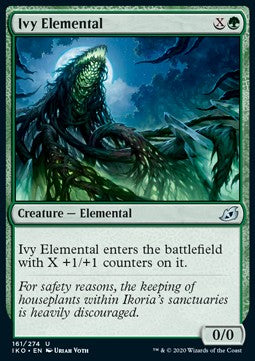 Ivy Elemental⁣ - Ikoria: Lair of Behemoths⁣ (Uncommon)⁣ [161]