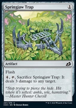 Springjaw Trap⁣ - Ikoria: Lair of Behemoths⁣ (Common)⁣ [241]