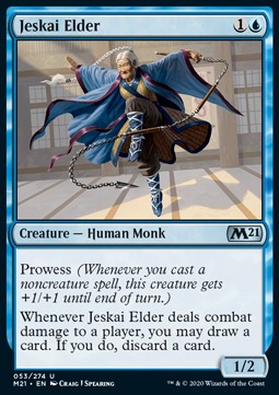 Jeskai Elder⁣ - Core 2021⁣ (Uncommon)⁣ [53]