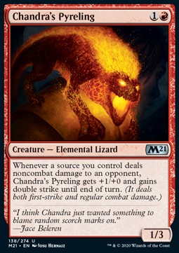 Chandra's Pyreling⁣ - Core 2021⁣ (Uncommon)⁣ [138]