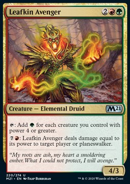 Leafkin Avenger⁣ - Core 2021⁣ (Uncommon)⁣ [220]