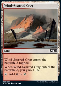Wind-Scarred Crag⁣ - Core 2021⁣ (Common)⁣ [259]