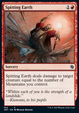 Spitting Earth - Jumpstart (Common) [JMP-364]
