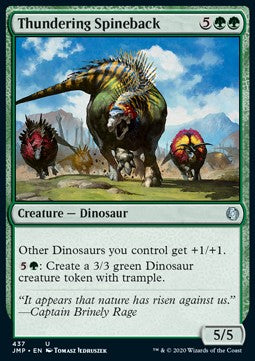 Thundering Spineback⁣ - Jumpstart⁣ (Uncommon)⁣ [437]