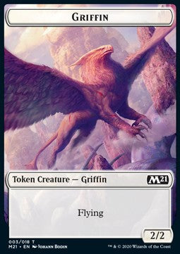 Griffin Token (White 2/2)⁣ - Core 2021: Extras⁣ (Token)⁣ [T03]