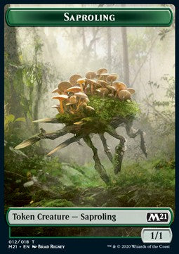 Saproling Token (Green 1/1)⁣ - Core 2021: Extras⁣ (Token)⁣ [T12]