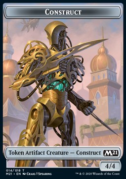Construct Token (Colorless 4/4)⁣ - Core 2021: Extras⁣ (Token)⁣ [T14]