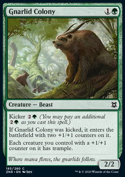 Gnarlid Colony⁣ - Zendikar Rising⁣ (Common)⁣ [185]