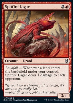 Spitfire Lagac⁣ - Zendikar Rising⁣ (Common)⁣ [167]