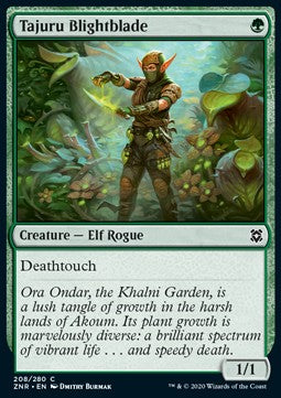 Tajuru Blightblade⁣ - Zendikar Rising⁣ (Common)⁣ [208]
