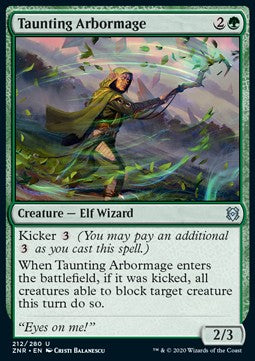 Taunting Arbormage⁣ - Zendikar Rising⁣ (Uncommon)⁣ [212]