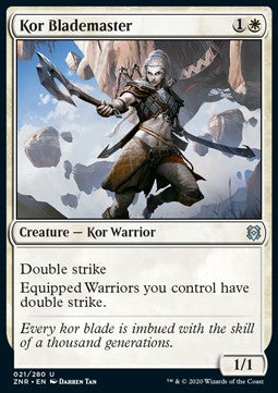 Kor Blademaster⁣ - Zendikar Rising⁣ (Uncommon)⁣ [21]