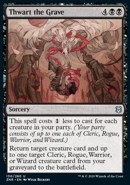 Thwart the Grave⁣ - Zendikar Rising⁣ (Uncommon)⁣ [130]