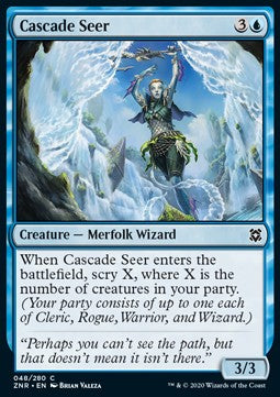 Cascade Seer⁣ - Zendikar Rising⁣ (Common)⁣ [48]