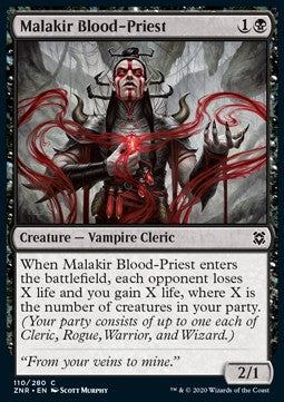 Malakir Blood-Priest⁣ - Zendikar Rising⁣ (Common)⁣ [110]