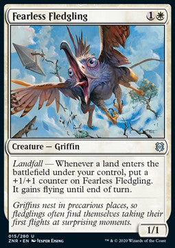 Fearless Fledgling⁣ - Zendikar Rising⁣ (Uncommon)⁣ [15]