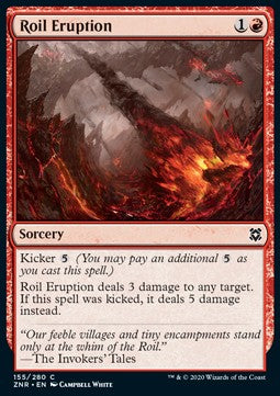 Roil Eruption⁣ - Zendikar Rising⁣ (Common)⁣ [155]