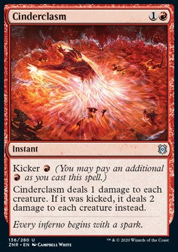 Cinderclasm⁣ - Zendikar Rising⁣ (Uncommon)⁣ [136]