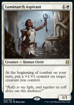 Luminarch Aspirant⁣ - Zendikar Rising⁣ (Rare)⁣ [24]