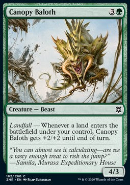 Canopy Baloth⁣ - Zendikar Rising⁣ (Common)⁣ [182]