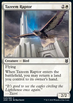 Tazeem Raptor⁣ - Zendikar Rising⁣ (Common)⁣ [43]