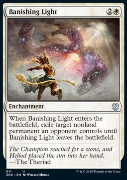 Banishing Light⁣ - Commander: Zendikar Rising⁣ (Uncommon)⁣ [11]