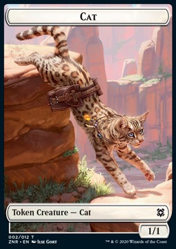 Cat Token (White 1/1) - Zendikar Rising: Extras (Token) [XZNR-T02]