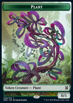 Plant Token (Green 0/1) - Zendikar Rising: Extras (Token) [XZNR-T08]