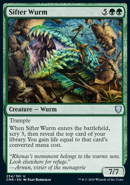 Sifter Wurm⁣ - Commander Legends⁣ (Uncommon)⁣ [254]
