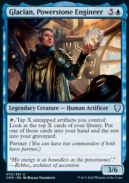 Glacian, Powerstone Engineer⁣ - Commander Legends⁣ (Uncommon)⁣ [72]