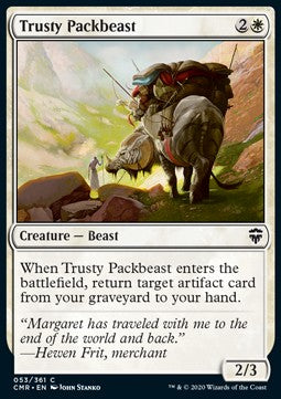 Trusty Packbeast⁣ - Commander Legends⁣ (Common)⁣ [53]