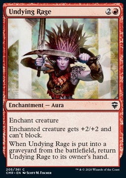 Undying Rage⁣ - Commander Legends⁣ (Common)⁣ [205]