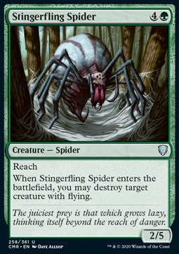 Stingerfling Spider⁣ - Commander Legends⁣ (Uncommon)⁣ [258]