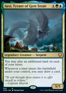 Aesi, Tyrant of Gyre Strait⁣ - Commander Legends: Extras⁣ (Mythic)⁣ [365]