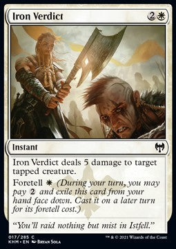 Iron Verdict⁣ - Kaldheim⁣ (Common)⁣ [17]