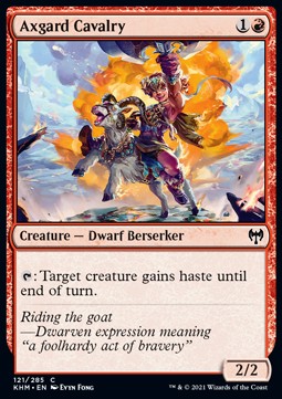 Axgard Cavalry⁣ - Kaldheim⁣ (Common)⁣ [121]