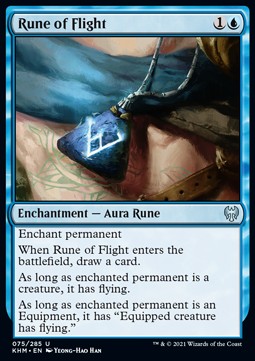 Rune of Flight⁣ - Kaldheim⁣ (Uncommon)⁣ [75]