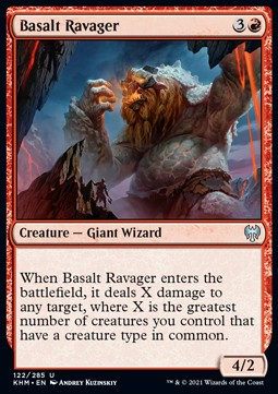 Basalt Ravager⁣ - Kaldheim⁣ (Uncommon)⁣ [122]