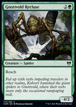 Gnottvold Recluse⁣ - Kaldheim⁣ (Common)⁣ [172]